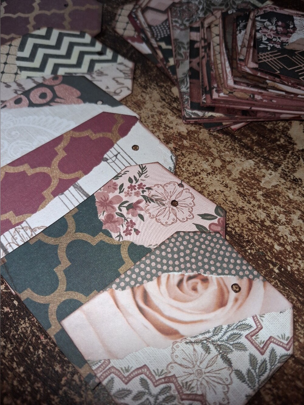 38 Collaged Tags - Picture 2 of 3